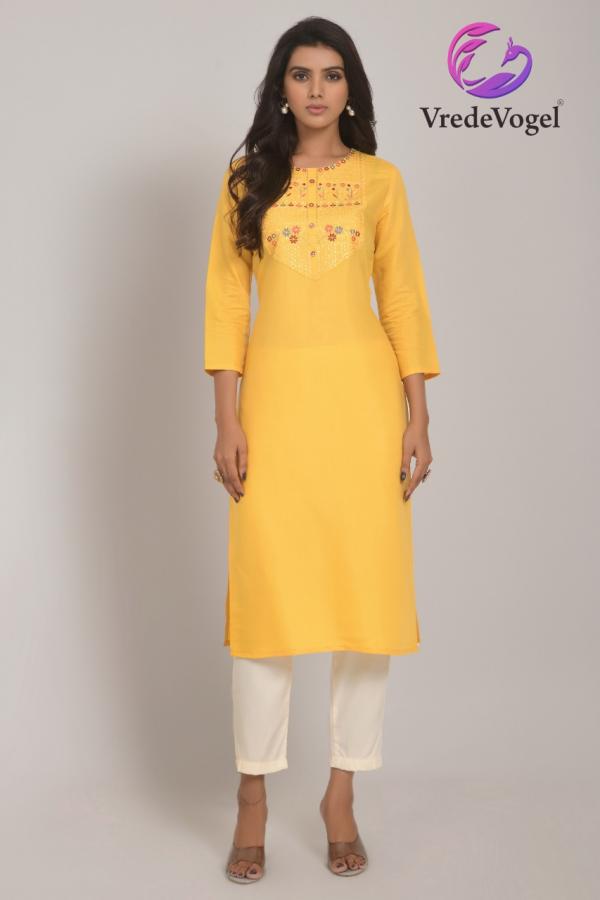 VredeVogel Naari Designer Kurtis Collection